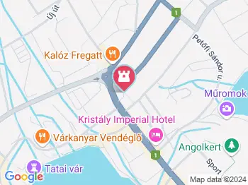 Szabadság kapuja Tata a térképen