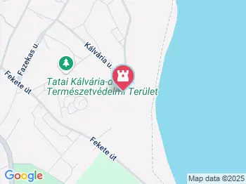 Tatai izraelita temető Tata a térképen