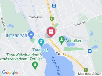 Tatai Kapucinus Templom Tata a térképen