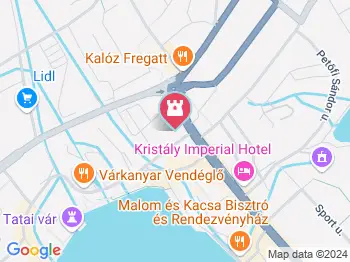 Tatai országgyűlés emlékmű Tata a térképen