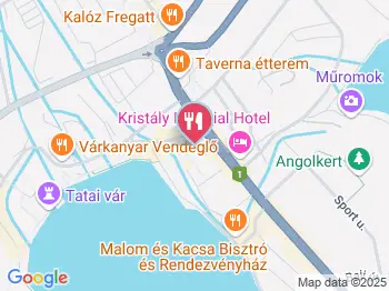 Türkiz Pub Tata a térképen