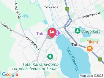 Várkanyar Apartmanok Tata a térképen