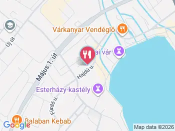 Vekker Cafe Tata a térképen