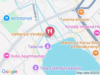 Vikor Cukrászda Tata a térképen