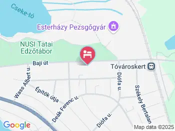 Wagner Apartman Tata Tata a térképen