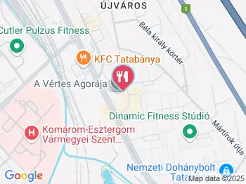 Agora Étterem & Kávézó Tatabánya a térképen