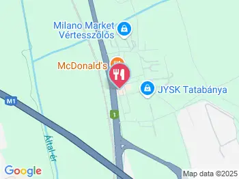 Burger King Tatabánya a térképen