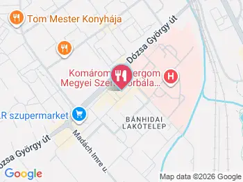 Kék Róka Söröző Tatabánya a térképen
