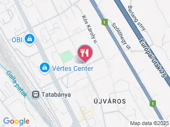 Kocsiforduló Étterem Tatabánya a térképen