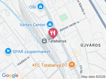 Kör büfé - Vasútállomás Tatabánya a térképen