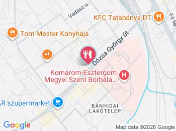 Lipóti pékség - Dózsa úti Tatabánya a térképen