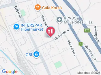 Lipóti pékség Tatabánya a térképen