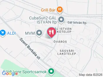 Muki büfé Tatabánya a térképen