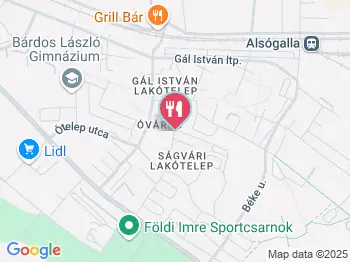 Oázis Étterem Tatabánya a térképen