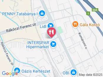 Pomodoro Étterem & Pizzéria Tatabánya a térképen