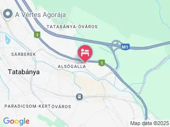 Romantik Panzió Tatabánya a térképen