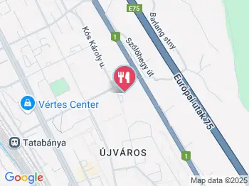 Stúdium Étterem Tatabánya a térképen