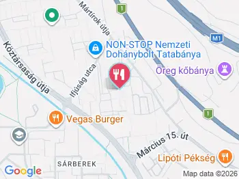 Szivacs Söröző Tatabánya a térképen