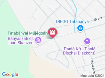 Tatabányai műjégpálya Tatabánya a térképen