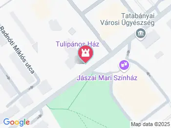 Tulipános Ház Tatabánya a térképen