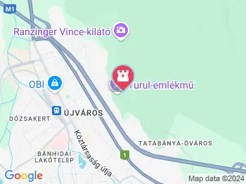 Vasalt Utak Tatabánya a térképen