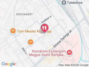 Vörös Kakas Söröző Tatabánya a térképen