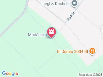 Máriácska-kegyhely Tatárszentgyörgy a térképen