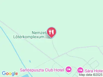 Sarlóspuszta Club Hotel étterme Tatárszentgyörgy a térképen