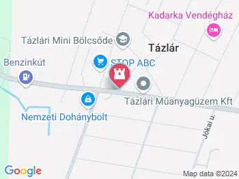 Az első és a második világháború, valamint az azt követő időszak áldozatainak emlékére Tázlár a térképen