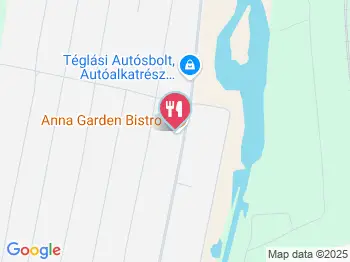 Anna Garden Bistro Téglás a térképen