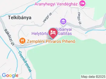 Aranygombos Fogadó Telkibánya a térképen