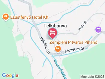 Aranyhegyi Vendégház Telkibánya a térképen