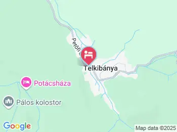 Ezüstfenyő Hotel Telkibánya a térképen