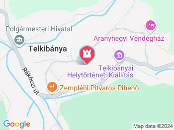 Kopjafás temető Telkibánya a térképen