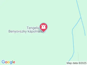 Benyovszky kápolna Tengelic a térképen