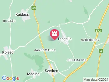 Borok-Vizek-Kúriák Zöldút Tengelic a térképen