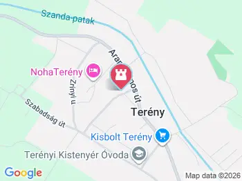 Szent András-templom Terény a térképen