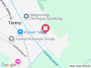 Szoborpark Terény a térképen