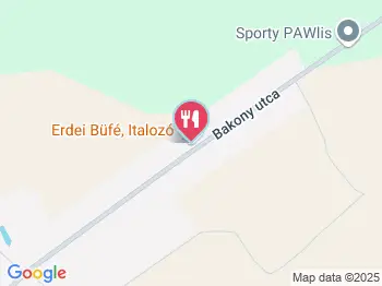 Erdei Büfé, Italozó Tés a térképen