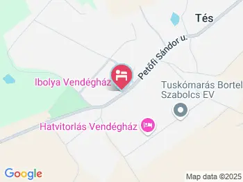 Ibolya Vendégház Tés a térképen