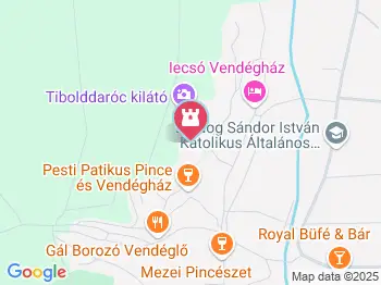 Barlanglakások Tibolddaróc a térképen