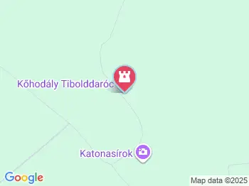 Kőhodály Tibolddaróc a térképen