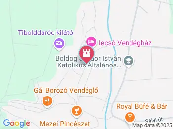 Nepomuki Szent János szobor Tibolddaróc a térképen