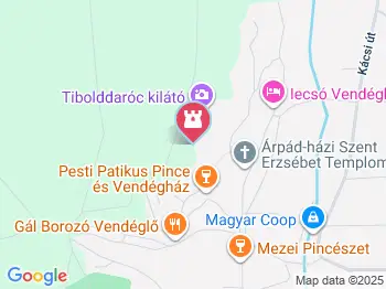 Szent Donát szobor Tibolddaróc a térképen