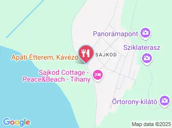 Apáti Étterem és Kávézó Tihany a térképen