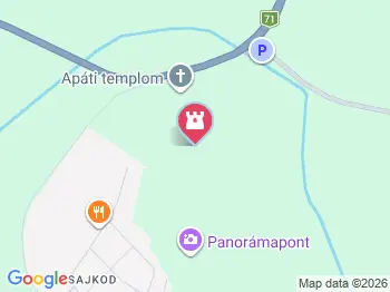 Apáti-hegy Tihany a térképen