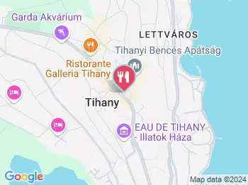 Apátsági Rege Cukrászda Tihany a térképen