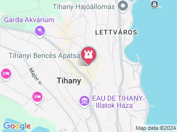 Bencés Apátsági Múzeum Tihany a térképen