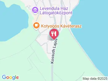 Bringa Bár Tihany a térképen