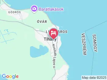 Csátó Vendégház Tihany a térképen